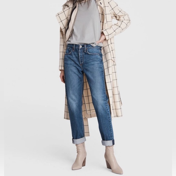 rag & bone Denim - Rag & Bone Rosa Mid-Rise Boyfriend Jeans | Size 25